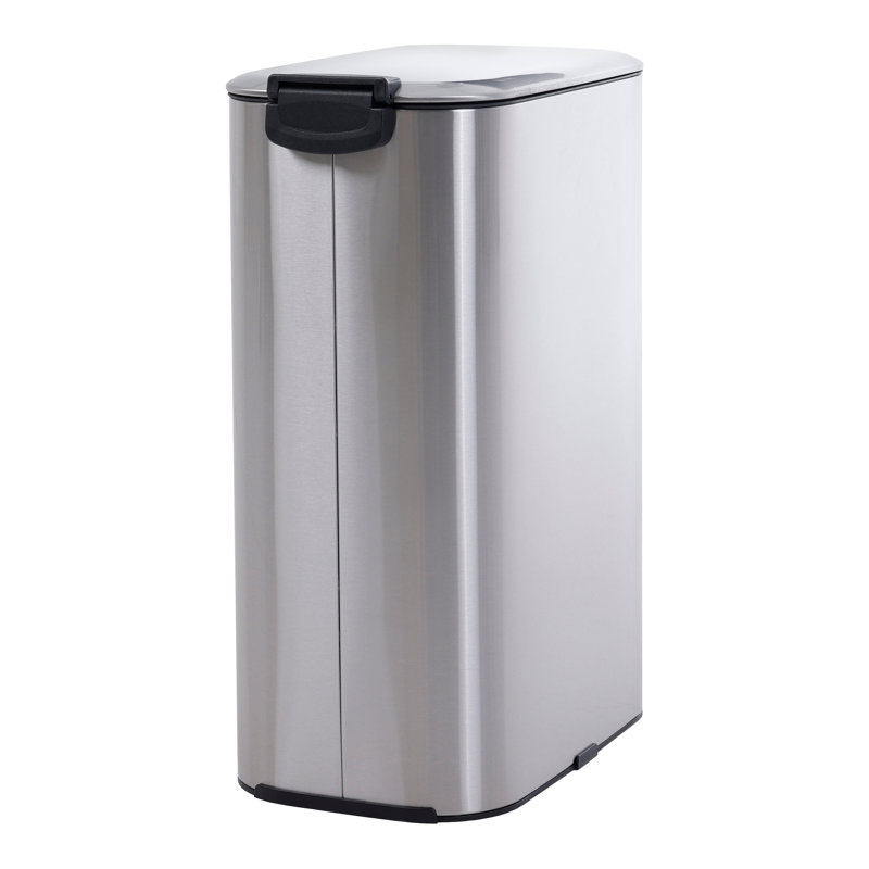 30l Slimline Kitchen Pedal Bin Ss