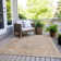 Machine Washable Indoor/Outdoor Xhevrie Copper Rug