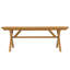 Table de salle à manger d'extérieur en bois extensible-130975423-130975422