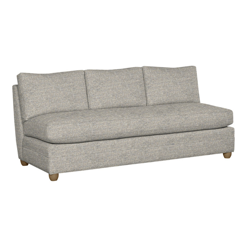 Fairgrove 80.5" Armless Bench Seat Sofa, Hampton, Impala Storm