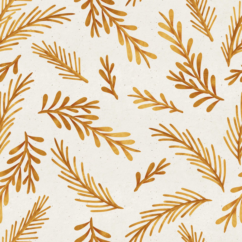 Panneau de papier peint adhésif amovible Botanical, L 48 po x l 24 po