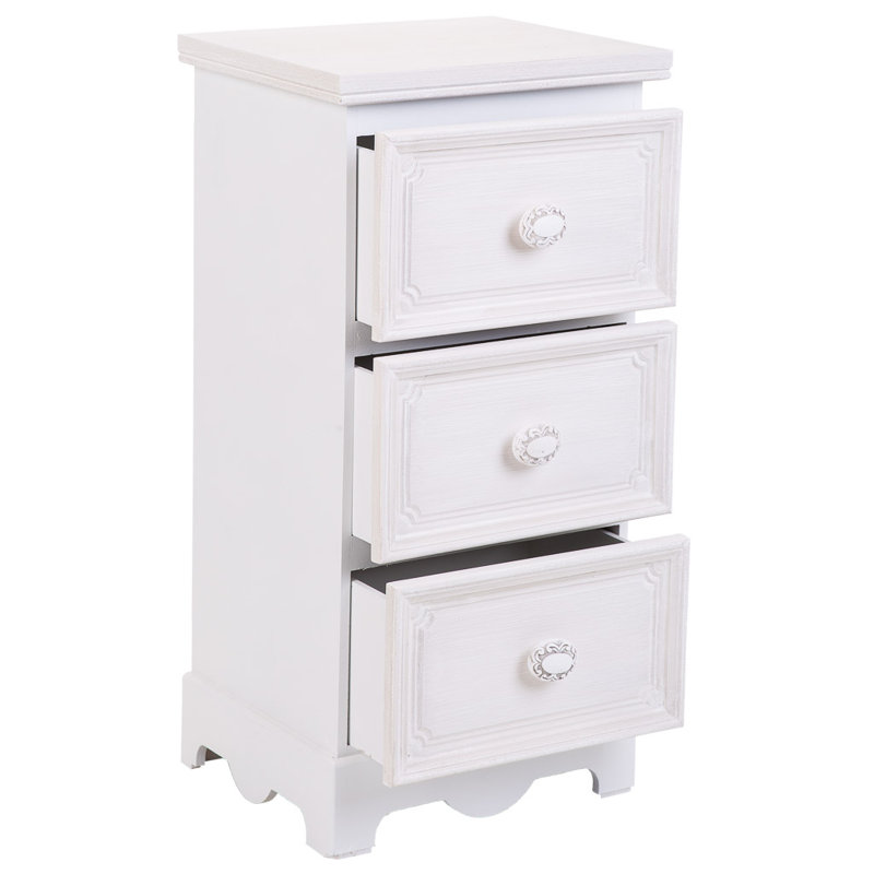 Aahir 31 cm W Bedside Table