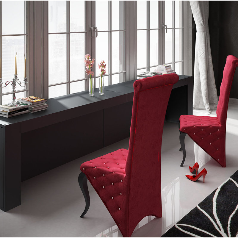 Kirkwood Vanity, Black Glossy