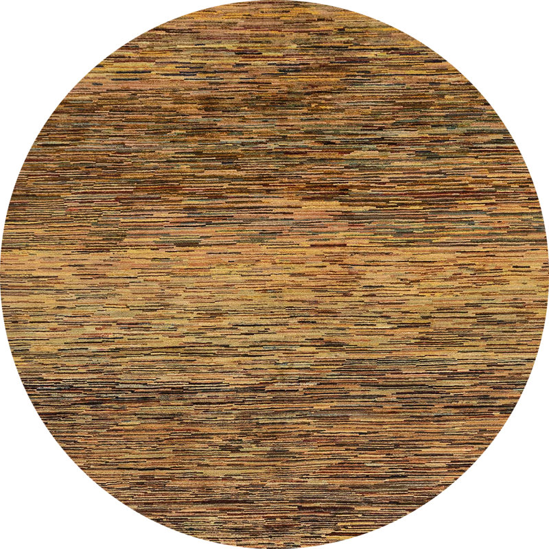 Tapis abstrait moderne 1690, Rond 8 pi