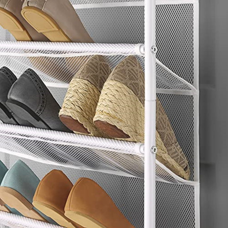 36 Pair Shoe Rack, White