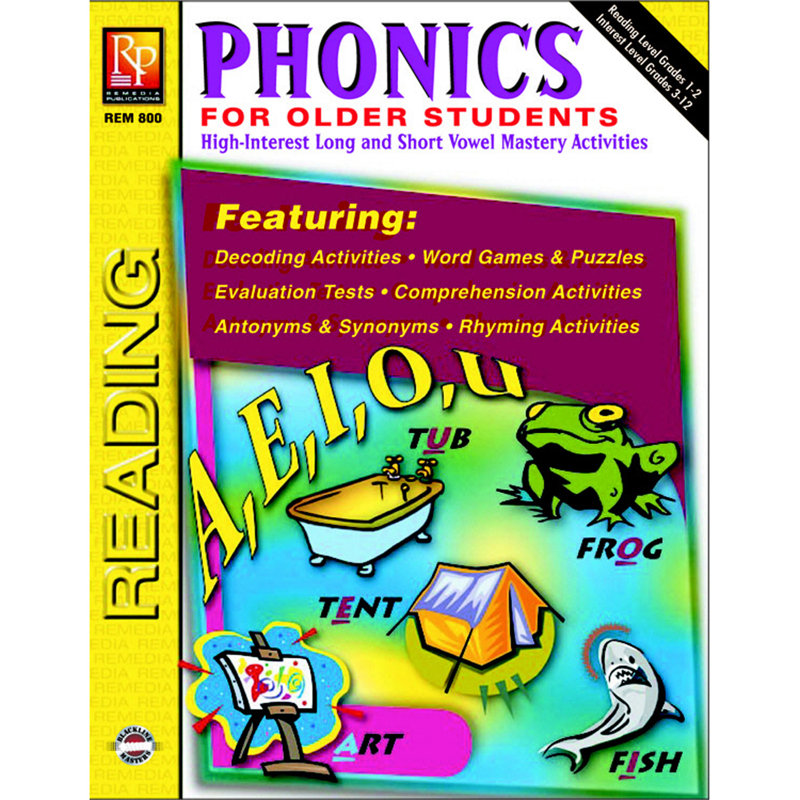 Livres pour étudiants plus anciens phonics