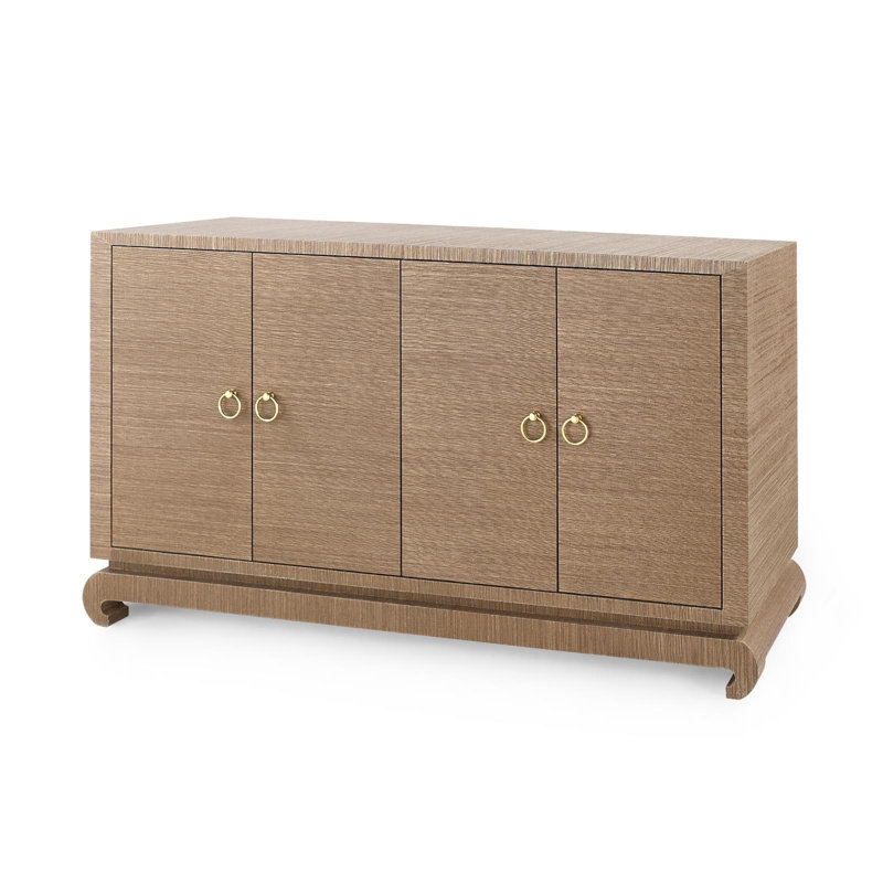 Meredith Sideboard, 30"H x 53.3"W x 18"D, Brown