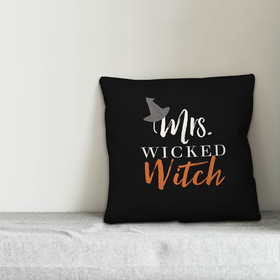  Mrs. Wicked Witch Throw Pillow