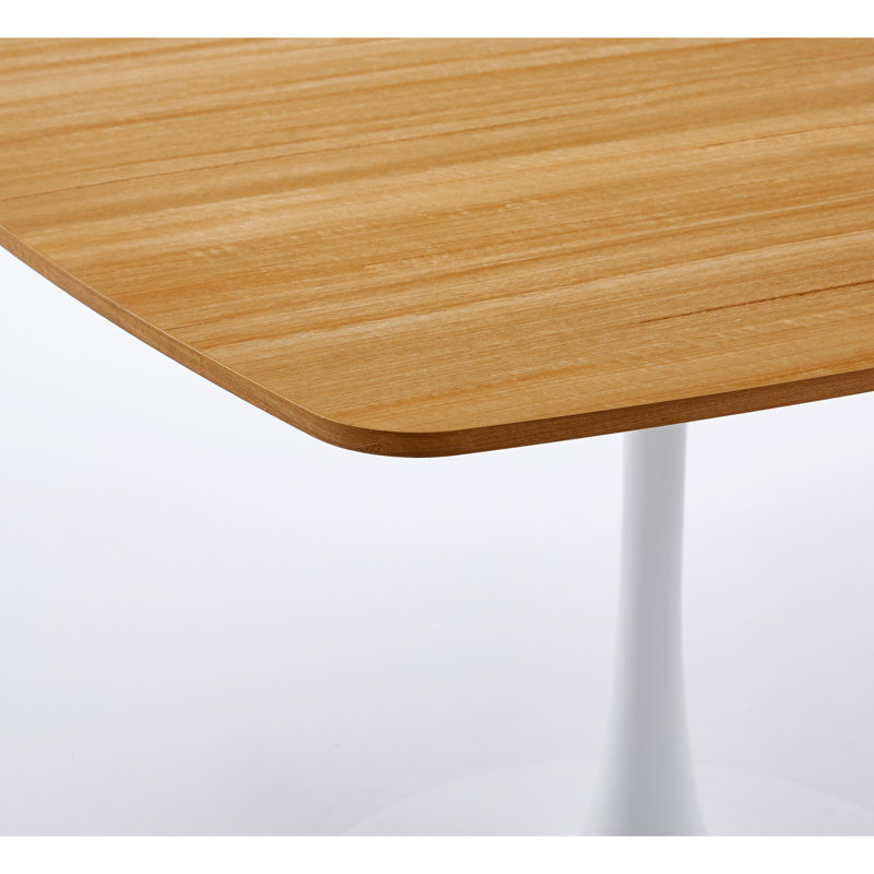 DINING TABLE, White/Oak