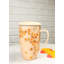Tasse à thé en porcelaine à feuilles d'érable 15 oz avec infuseur en acier inoxydable Momiji