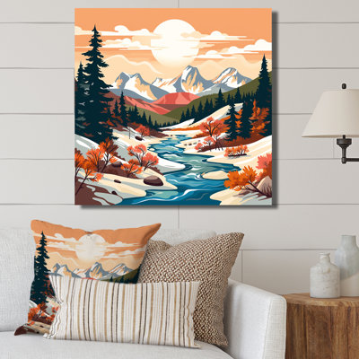 Bright Colorado Winter Peaks II - Fruits Wall Art