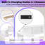 Lit de jour d'angle Somnus double avec tiroirs de rangement, bureau intégré, port de chargement USB et bibliothèque-928160748