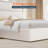 Queen Bed Frame With Headboard, Upholstered Platform Bed With Wooden Slats, Queen Size Soft Cloud Bed, No Box Spring Required, Easy To Assemble, Cream Color-180994815