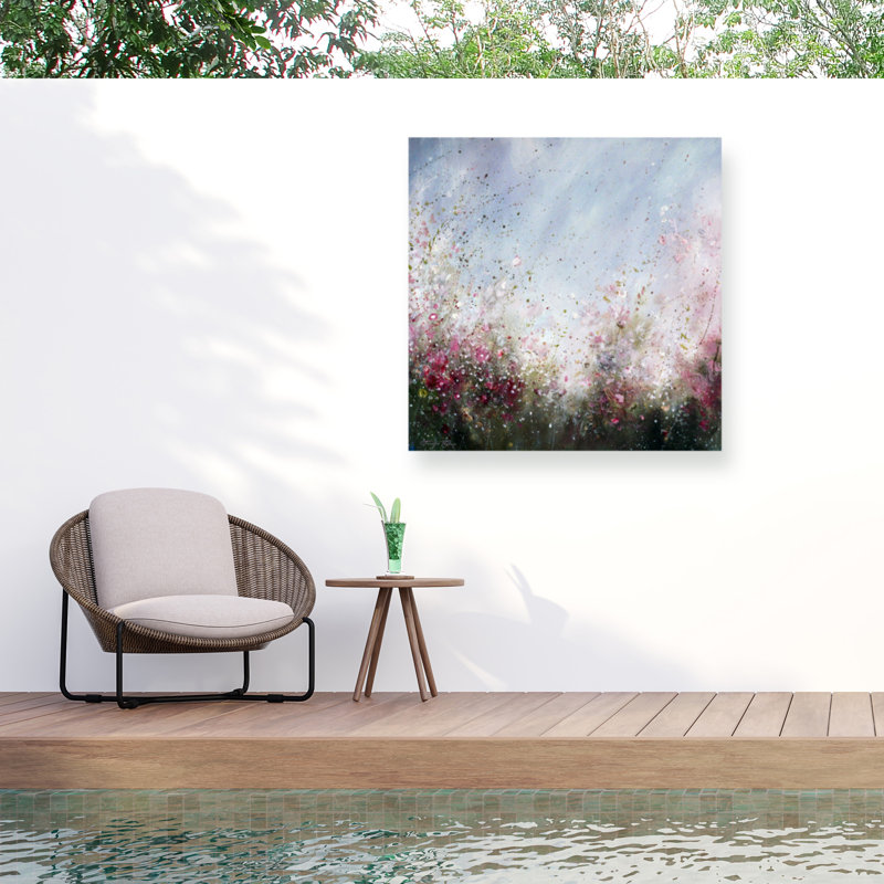 Toile d'extérieur Jennifer Taylor Art Summer Blush, H 24 po x l 24 po