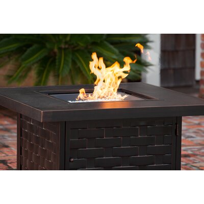 Gracie Oaks Ron Aluminum Propane Fire Pit Table & Reviews | Wayfair