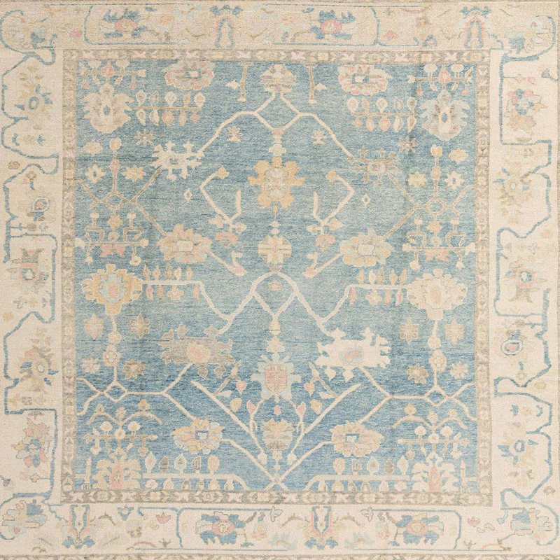 Oriental Indoor Rug, Square 3'