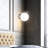 1 Light Armed Wall Sconce With A Milk White Glass Shade-29552740