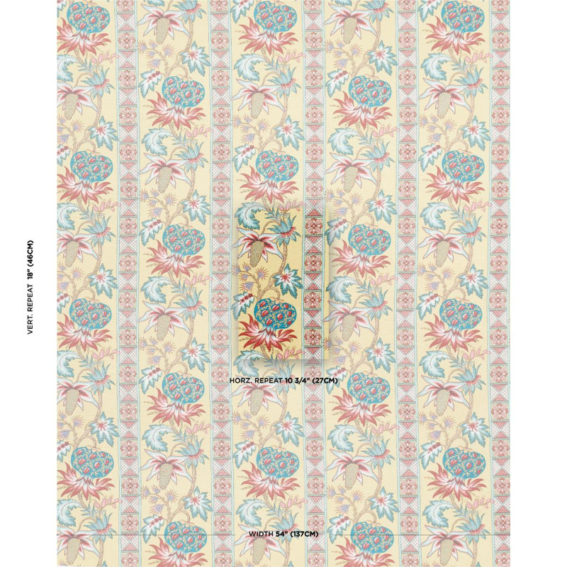 Bailey Botanical Fabric, Gold