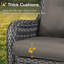 Swivel and sliding wicker patio chairs-2117509975-2117509929