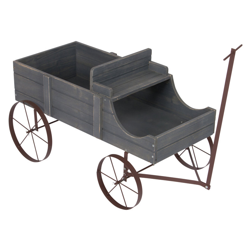 Boîte à fleurs Jacksboro, gris, H 17,25 po x l 13,75 po x P 52 po
