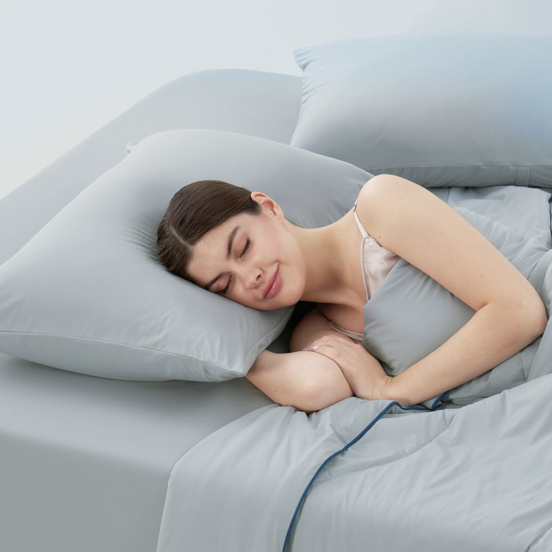 Taie d'oreiller, Gris, Taie d'oreiller pour lit simple