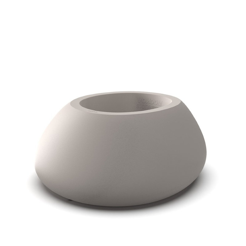 Stone Planter, 11.75" H x 26.5" W x 24.5" D, Tortora