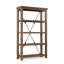 Bibliothèque standard en bois massif H 76 po x l 20 po Menta