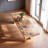 Rectangular Brown Solid Wood Dining Table-1680427764