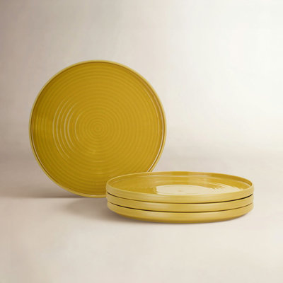 Edelare 10.5'' Stoneware Dinner Plate , Set of 4