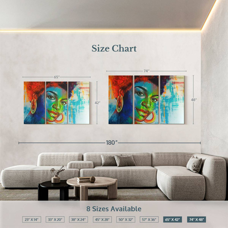 Leisha Bosolela, 42" H x 65" W