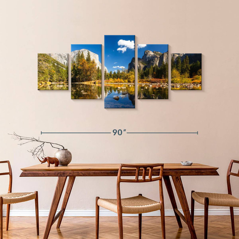 Reflection Of Yosemite Valley, 42" H x 92" W