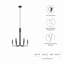 Lustre 6 lumières Rekindle par Modway-272831172