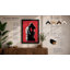 Silhouetted Kiss Modern - Framed Print-150924525-150924527