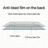 48*24in LED bathroom mirror, corrosion-resistant, three-color dimmable, backlit mirror with one-touch demist function