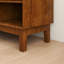 Buffet 47,30 pouces en bois avec 2 portes et pieds en bois massif