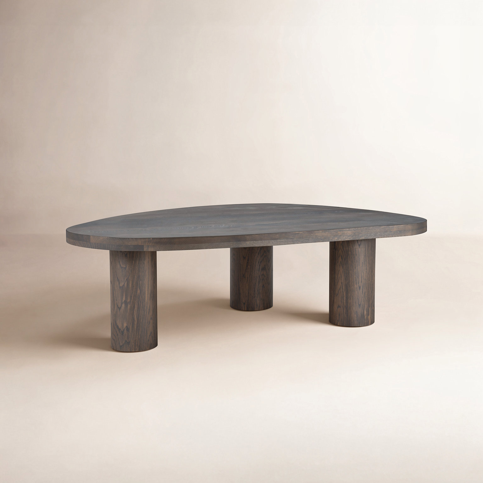 Moraga Genuine Marble Coffee Table, 15" H x 25.5" L x 36" W, Gray Tobacco Oak