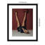«Red Heels» par Amir Behzadi, impression sur bois encadrée-907296110-907296111