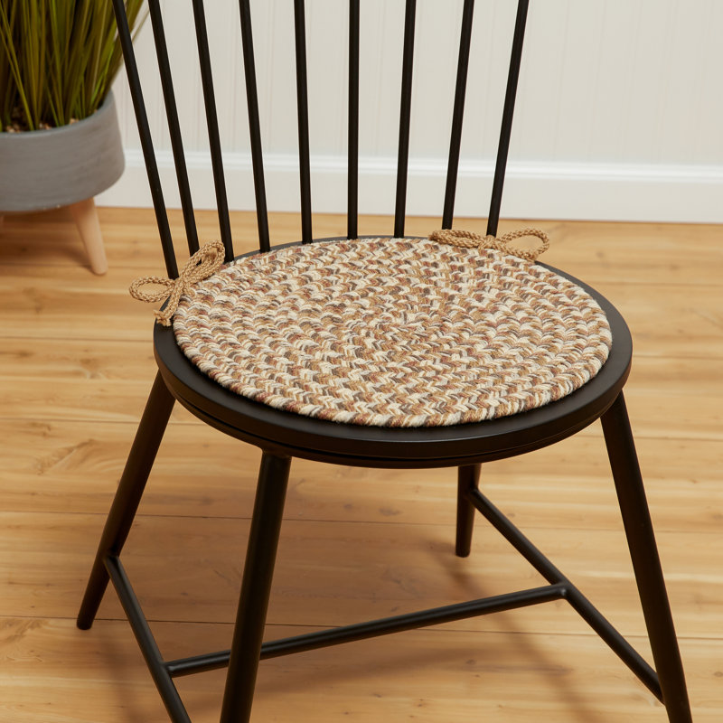 Outdoor 0.5'' Dining Chair Chair Pad, Natural