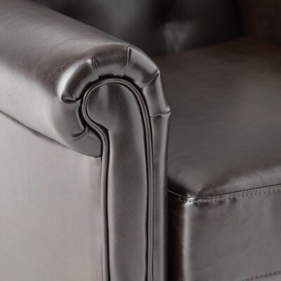 Three Posts™ Brussels Faux Leather Club Chair & Reviews | Wayfair