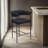 Fehrat Upholstered Counter Stool with Metal Frame-521541526