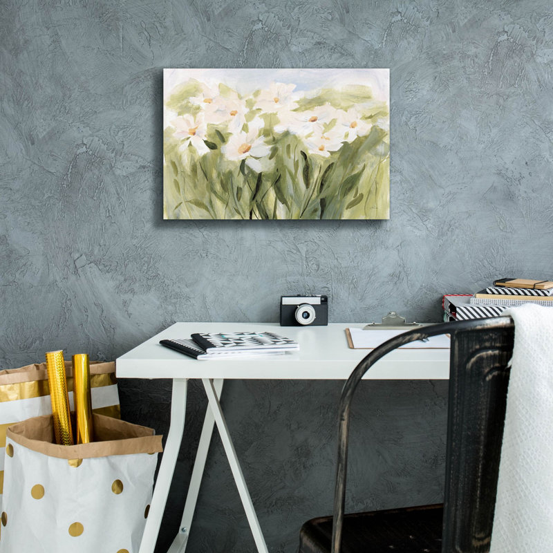 Art mural sur toile Epic Graffiti «Daisy Meadow» par Katrina Pete, H 12 po x l 18 po x P 0,75 po