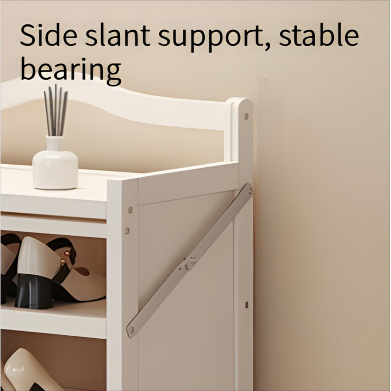 Foldable Shoe Rack For Home - Multi-Layer Bamboo Shoe Shelf With Dustproof Design, Easy Assembly For Entryway, Hallway, And Rental Apartments