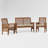 Acacia 4 - Person Patio Conversation Set with Cushions-223361117