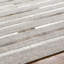 Giselle Striped Handmade Area Rug in Gray/White/Brown-208094429
