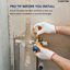 Robinet de douche à pluie haute pression de plafond de 12 po, système de pomme de douche à double effet de pluie avec valve thermostatique-79242913