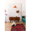 Tapis noir fait à la main de conception unique 3 pi 6 po x 6 pi 11 po Andelz