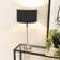 Reselva Brushed Chrome Silver Candlestick Slim Table Lamp Base