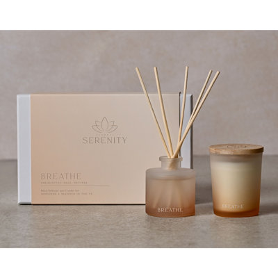 Fresh Glass Jar Candle with Holder