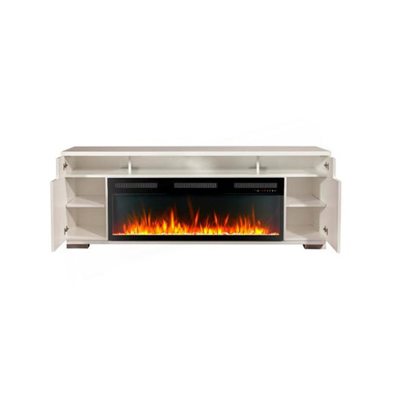 Versatile Fireplace TV Stand Complete Set With Insert