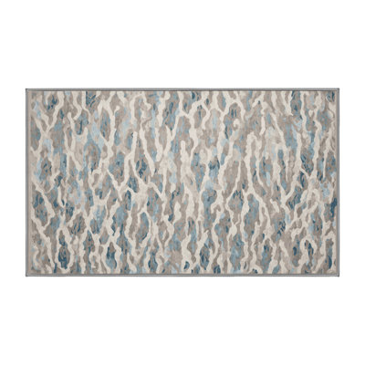 Machine Washable Gray Area Rug